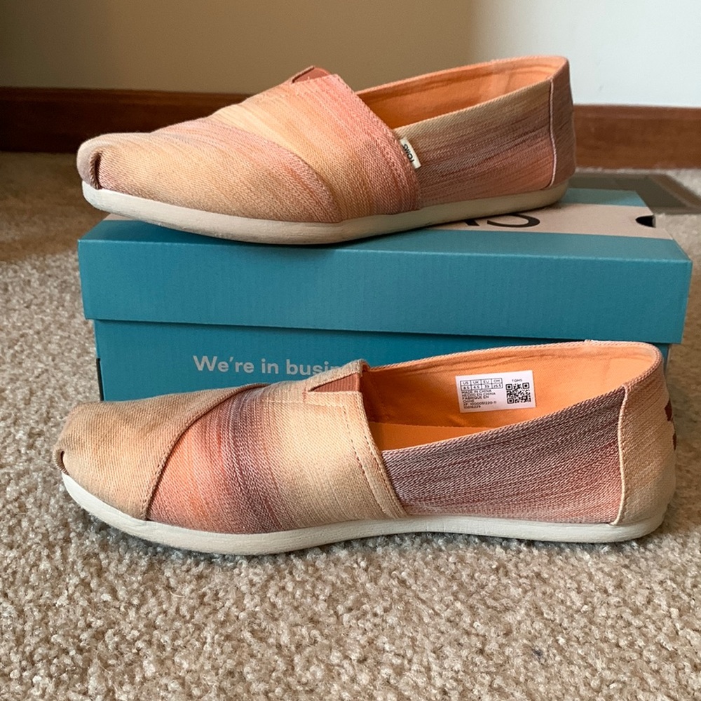 Toms Alpargata Brown Multi Digital Ombré Woven